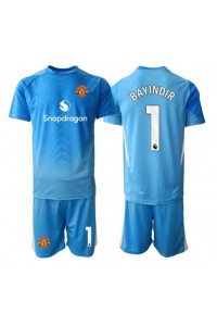 Fotbalové Dres Manchester United Altay Bayindir #1 Brankářské Dětské Domácí Oblečení 2025-26 Krátký Rukáv (+ trenýrky)